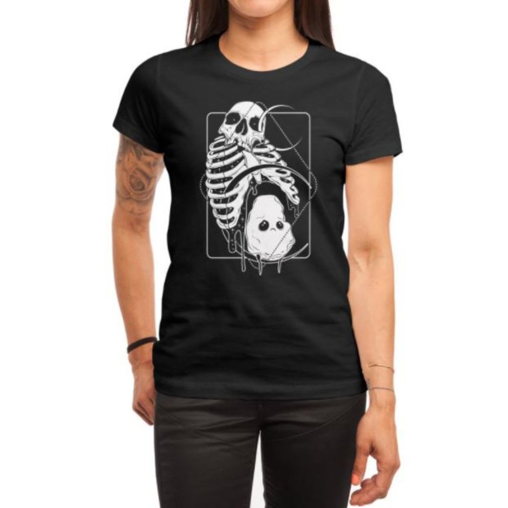 Skeleton Moons and Potato Printed Tee
